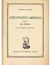 mauro giuliani centoventi arpeggi dall op 1 per chitarra photo