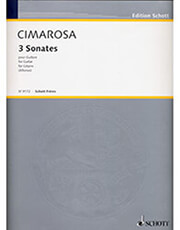 cimarosa domenico 3 sonates pour guitar photo