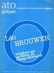brouwer leo variations sur un theme de django reinhardt photo