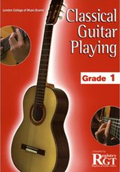 classical guitar playing photo