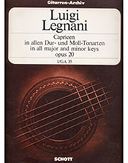 legnani luigi capricen in allen dur und moll tonarten opus 20 photo legnani luigi capricen in allen dur und moll tonarten opus 20 photo