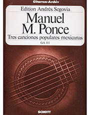 ponce manuel m tres canciones populares mexicanas photo