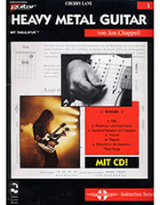 cherry lane heavy metal guitar with cd photo
