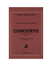 castelnuovo tedesco mario concerto for 2 guitars and orchestra op 201 photo