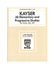 kayser 36 elementary and progressive studies op20 photo