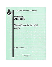 zelter viola concerto in eb major photo