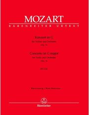 mozart  concerto no3 in g major kv 216 urtext photo