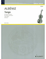 albeniz � tango op165 no 2 violine piano kreisler photo