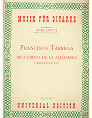 tarrega francesco recuerdos de la alhambra tremolo etude photo