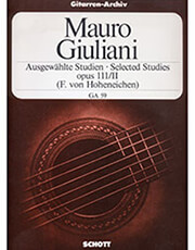 giuliani maurio ausgewahlte studien opus 111 ii photo