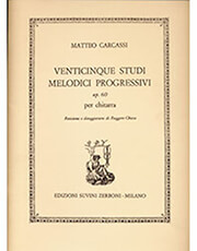 carcassi matteo venticinque studi melodici progressivi op 60 photo