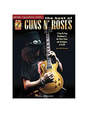 the best of guns n roses guitar signature licks bk cd photo