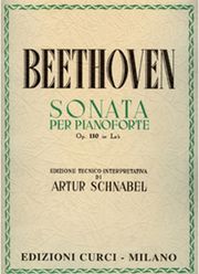 lvbeethoven sonata per pianoforte op 110 in lab schnabel ekdoseis curci photo
