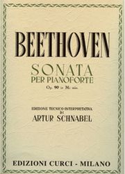 lvbeethoven sonata per pianoforte opus 90 in mi min ekdoseis curci photo