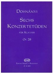 dohnanyi six concert etudes op28 photo