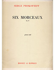 serge prokofieff six morceaux op 52 ekdoseis boosey hawkes photo