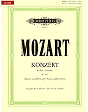 wamozart konzert g dur kv 453 fur klavier und orchester urtext ekdoseis peters photo