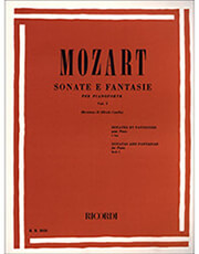 wamozart sonate e fanatsie per pianoforte vol i ekdoseis ricordi photo