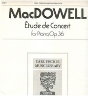 mac dowell etude de concert photo