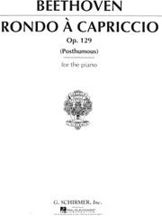 ludwig van beethoven rondo a capriccio op129 ekdoseis schirmer photo