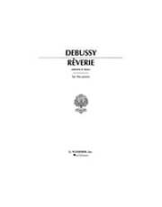 claude debussy reverie ekdoseis schirmer photo