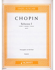 frederic chopin scherzo i in b minor opus 20 ekdoseis schott photo frederic chopin scherzo i in b minor opus 20 ekdoseis schott photo