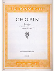 frederic chopin etude in e major opus 10 no 3 ekdoseis schott photo