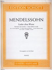 mendelssohn songs without words op19 34 photo
