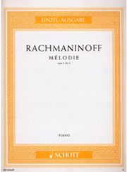rachmaninoff melodie opus 3 no 3 photo