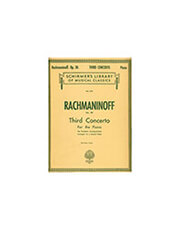 sergei rachmaninoff third concerto for the piano op 30 ekdoseis schirmer photo