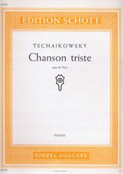 tchaikovsky canzone triste op40 n 2 photo