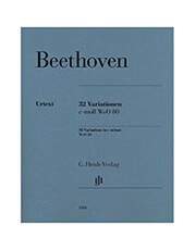 ludwig van beethoven 32 variations for piano in c minor ekdoseis henle verlag urtext photo