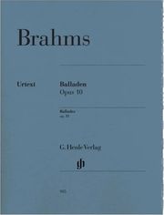 brahms ballades op 10 photo