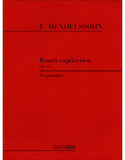 felix mendelssohn rondo capriccioso op 14 per pianoforte ekdoseis ricordi photo