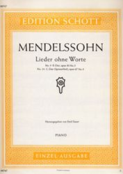 mendelssohn songs without words op30 3 photo
