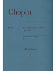 frederic chopin piano sonata b minor op 58 ekdoseis henle verlag urtext photo