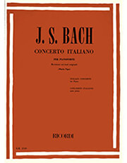 j s bach concerto italiano per pianoforte ekdoseis ricordi photo