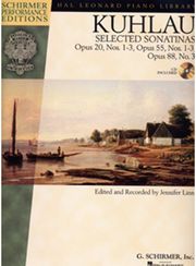 kuhlau selected sonatas edlinn bk cd photo