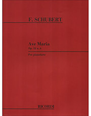 franz schubert ave maria op 52 n 6 per pianoforte ekdoseis ricordi photo