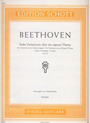 lv beethoven sechs variationen uber ein eigenes thema ekdoseis schott photo
