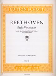 lvbeethoven sechs variationen ekdoseis schott photo
