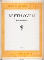 lv beethoven andante favori f major ekdoseis schott photo