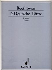 lv beethoven 12 deutsche tanze ekdoseis schott photo