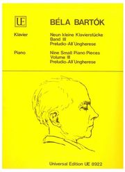 bela bartok 9 kleine klavierstucke iii photo
