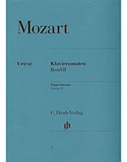 wolfgang amadeus mozart piano sonatas vol ii ekdoseis henle verlag urtext photo