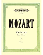 wamozart sonatas ii klavier ekdoseis peters photo