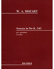 wamozart sonata in do k 545 per pianoforte ekdoseis ricordi photo