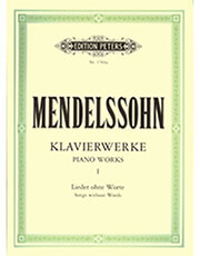 felix mendelssohn klavierwerke i lieder ohne worte ekdoseis peters photo