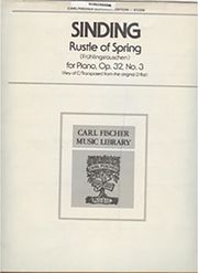 sinding rustle of spring op32 n3 photo