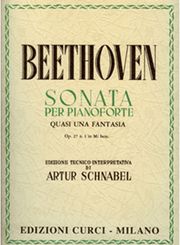 beethoven sonata per pianoforte quasi una fantasia op 27 n 1 in mi bem photo